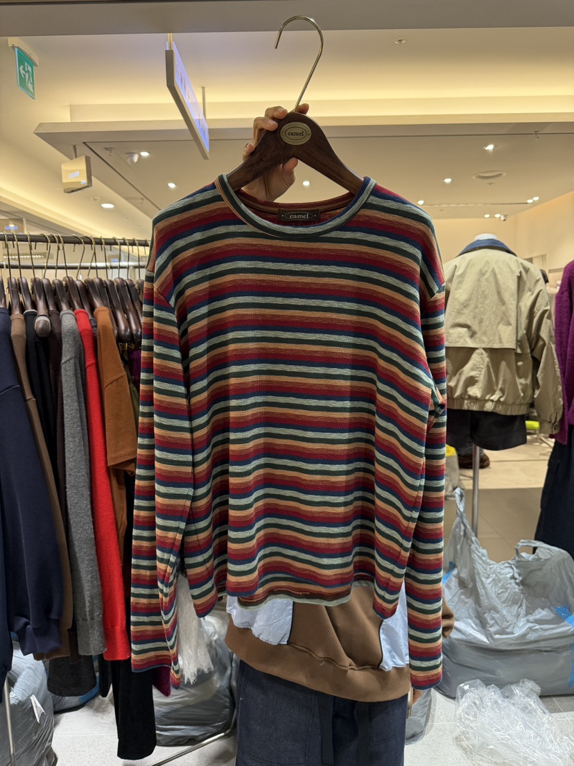 CAMEL-P東大門實拍女士新品時尚長袖T恤Came_l 家長袖T恤圖色1