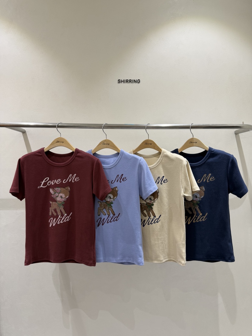 SHIRRING東大門代購女裝新品人氣熱賣推薦真品休閑時尚T恤SHIRRINGT恤