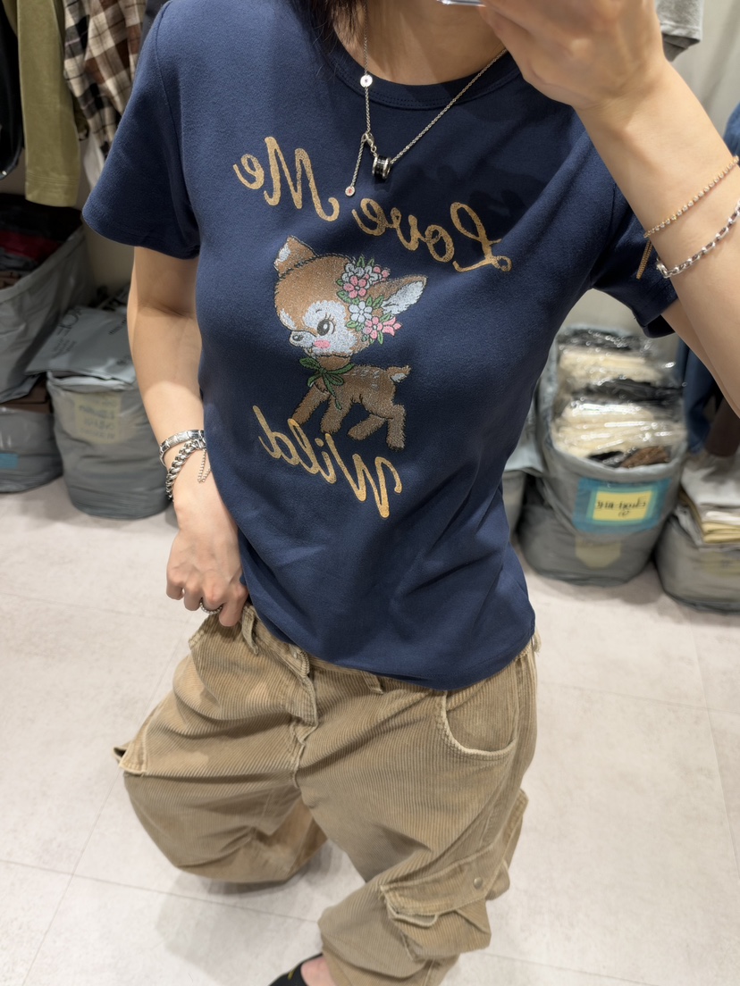 SHIRRING東大門代購女裝新品人氣熱賣推薦真品休閑時尚T恤SHIRRINGT恤