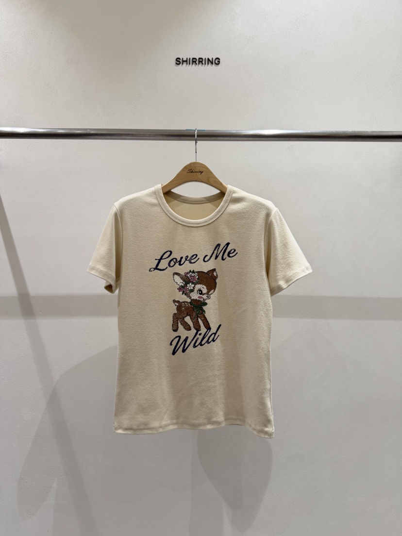 SHIRRING東大門代購女裝新品人氣熱賣推薦真品休閑時尚T恤SHIRRINGT恤圖色1