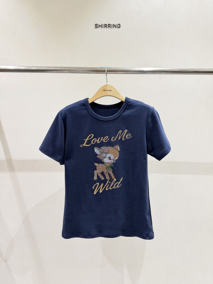 SHIRRING東大門代購女裝新品人氣熱賣推薦真品休閑時尚T恤SHIRRINGT恤圖色4