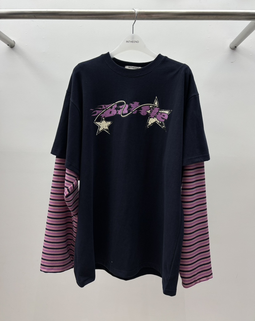 INTHEEND韓國直郵女裝新品真品推薦人氣熱賣時尚休閑長袖T恤INTHEEND長袖T恤圖色3