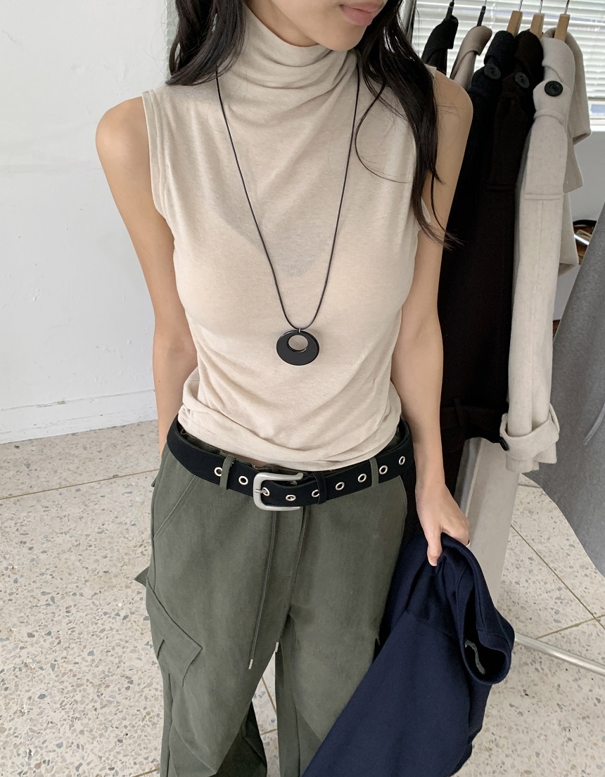 KYEM韓國代購女裝新品真品推薦熱賣休閑時尚人氣吊帶背心KYEM吊帶/背心圖色1