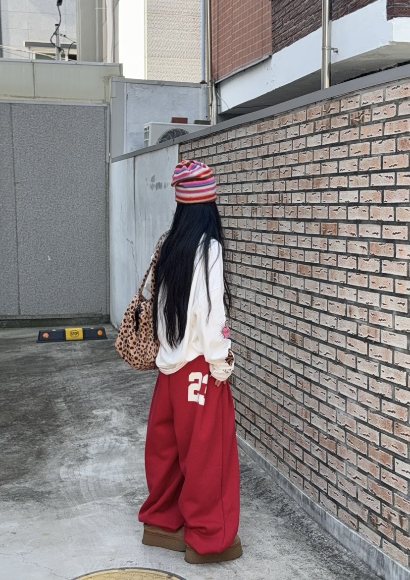 INTHEEND韓國直郵女裝新款真品推薦人氣休閑時尚休閑褲褶裥INTHEEND休閑褲