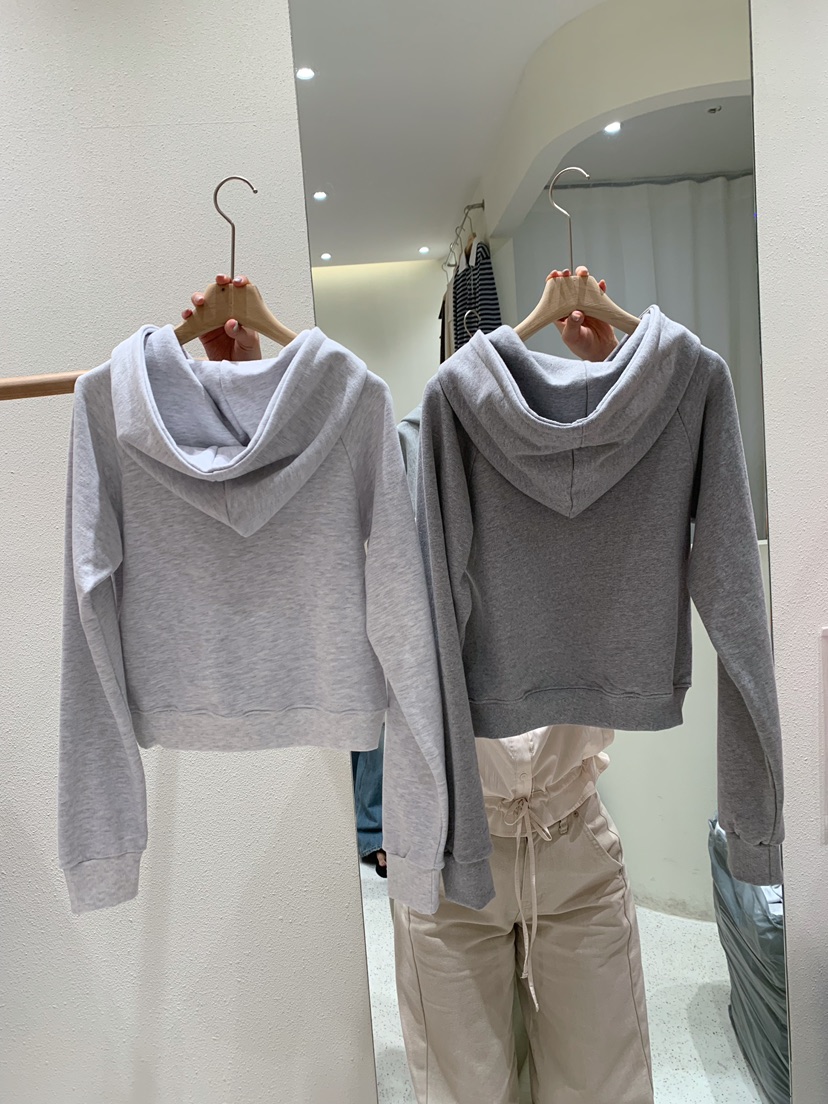 MARKE-P東大門實拍女裝新款休閑真品衛衣連帽衫短款開衩MARKE-P衛衣