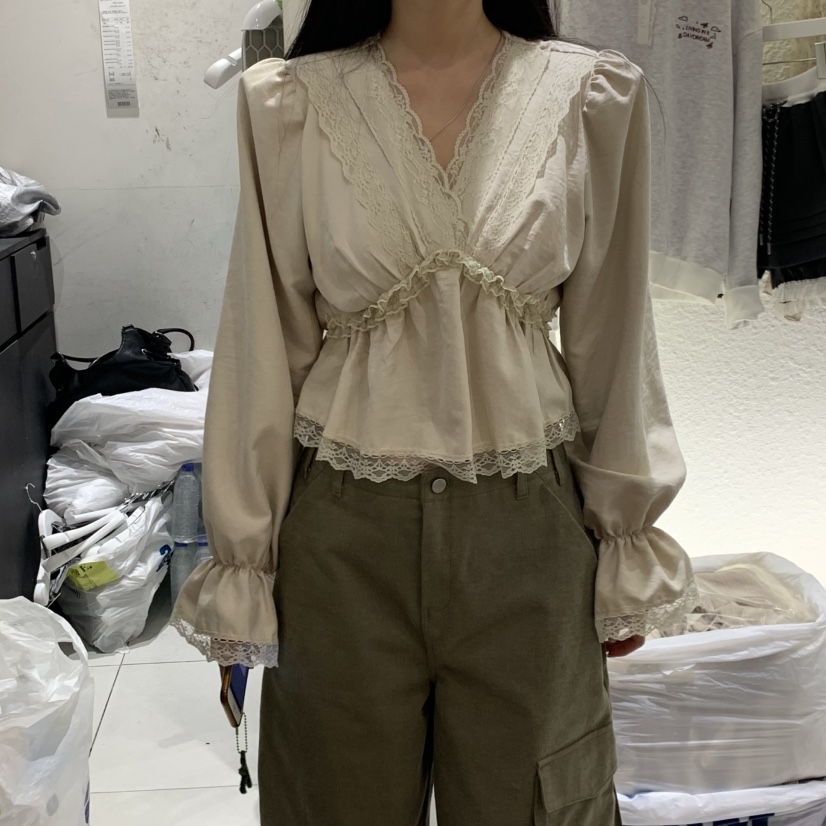 TYCHE韓國直郵女裝新品人氣熱賣推薦休閑真品時尚襯衫蕾絲衫TYCHE襯衫/蕾絲衫圖色3