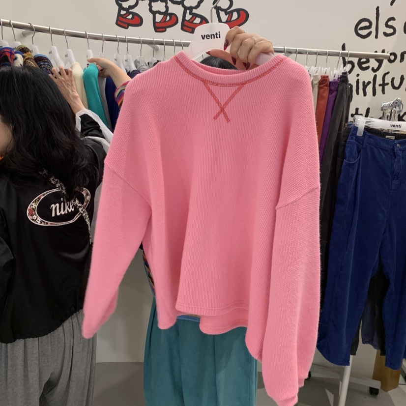 VENTI東大門實拍女裝新品時尚人氣休閑熱賣推薦真品長袖T恤VENTI長袖T恤圖色2