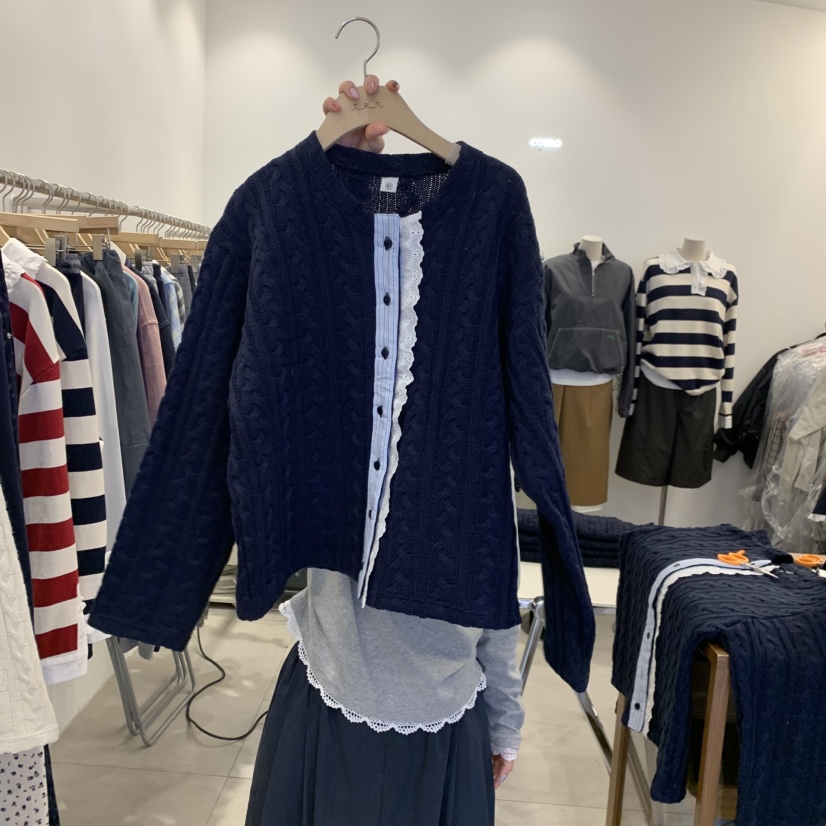 TAN&amp;COMO東大門實拍女士新品時尚休閑人氣開衫不含內搭tan-COMO開衫圖色2