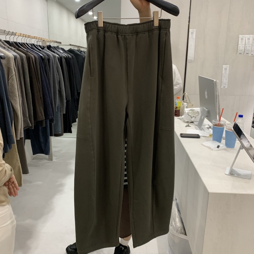 ETTER-B東大門直郵女裝新品休閑時尚熱賣休閑褲加絨拉絲ETTER-B休閑褲圖色3綠