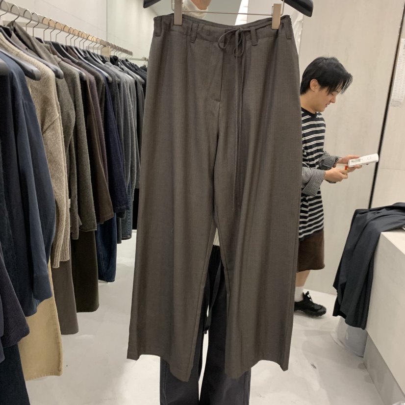 ETTER-B韓國代購女裝新品推薦人氣熱賣真品休閑時尚休閑褲ETTER-B休閑褲圖色1棕