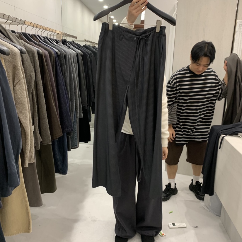 ETTER-B韓國代購女裝新品推薦人氣熱賣真品休閑時尚休閑褲ETTER-B休閑褲圖色2深灰
