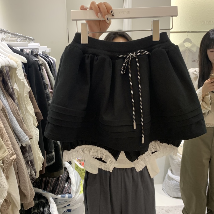 TYCHE東大門代購女士新款人氣熱賣時尚推薦真品休閑裙褲TYCHE裙褲圖色1黑