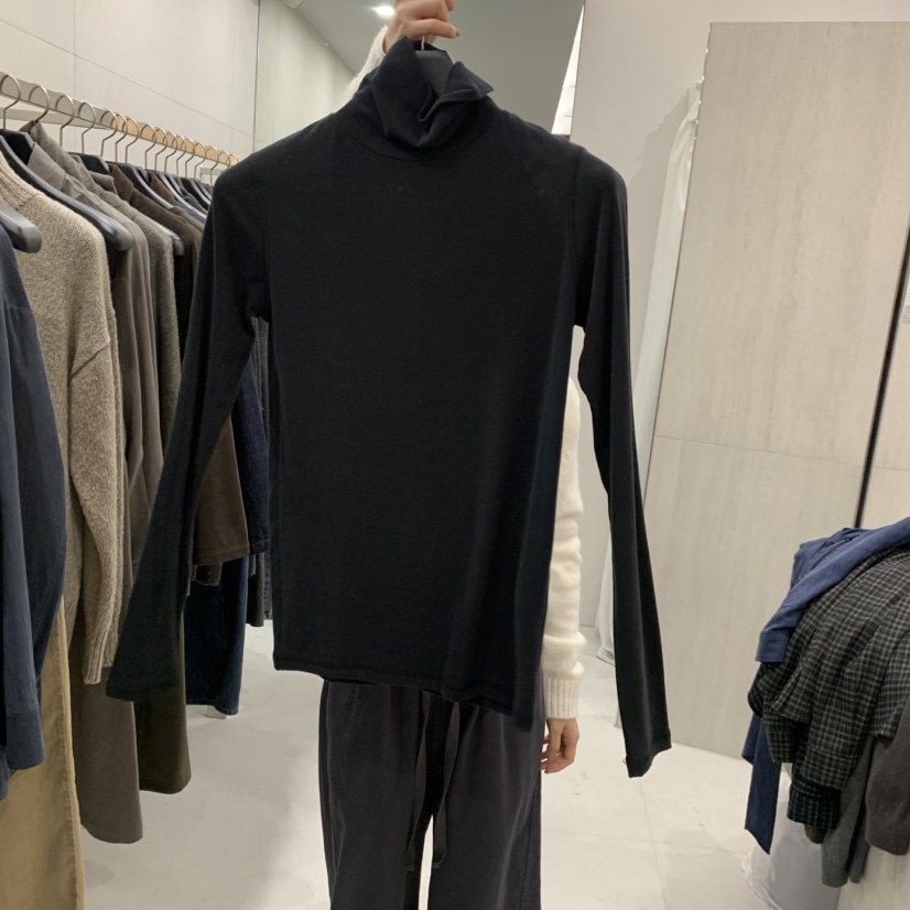 ETTER-B東大門直郵女裝新款推薦人氣真品休閑時尚長袖T恤ETTER-B長袖T恤圖色6黑