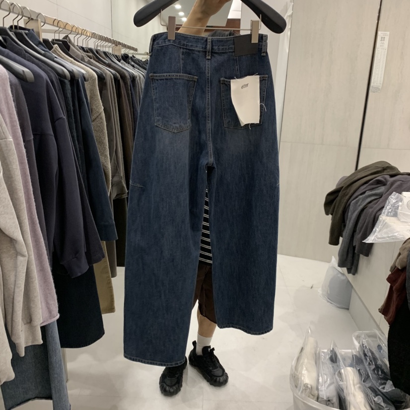 ETTER-B韓國直郵女士新品時尚推薦真品人氣熱賣休閑牛仔褲ETTER-B牛仔褲