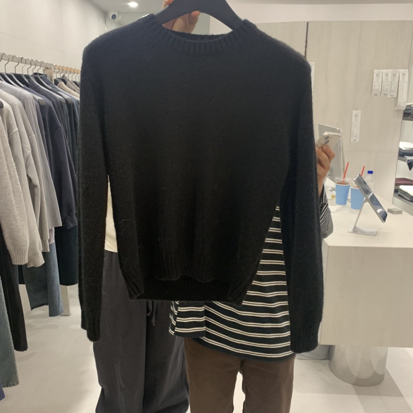 ETTER-B韓國代購女士新品真品熱賣休閑推薦針織衫不含內搭ETTER-B針織衫圖色2黑
