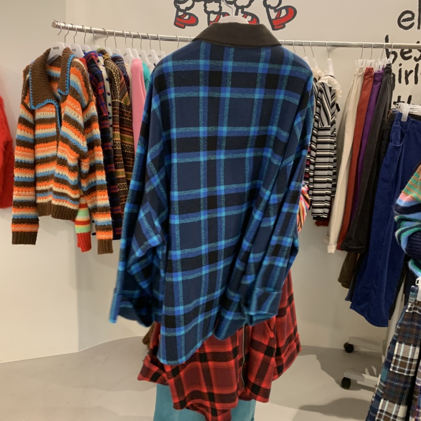 VENTI東大門實拍女裝新品人氣推薦休閑熱賣時尚真品夾克格紋VENTI夾克