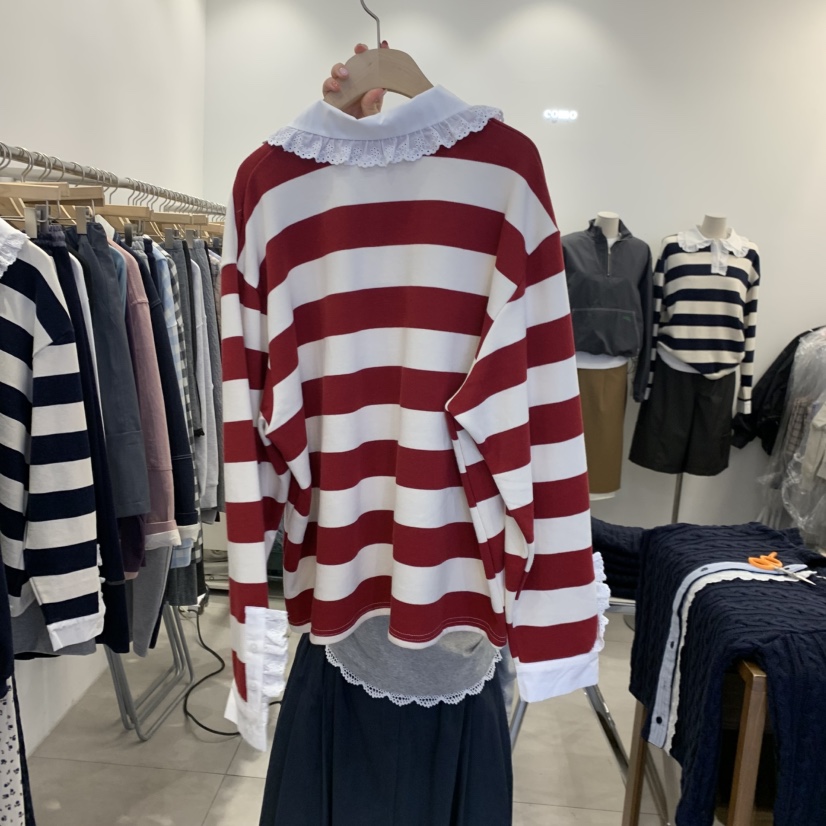 TAN&amp;COMO東大門實拍女裝新款推薦真品熱賣時尚休閑衛衣tan-COMO衛衣