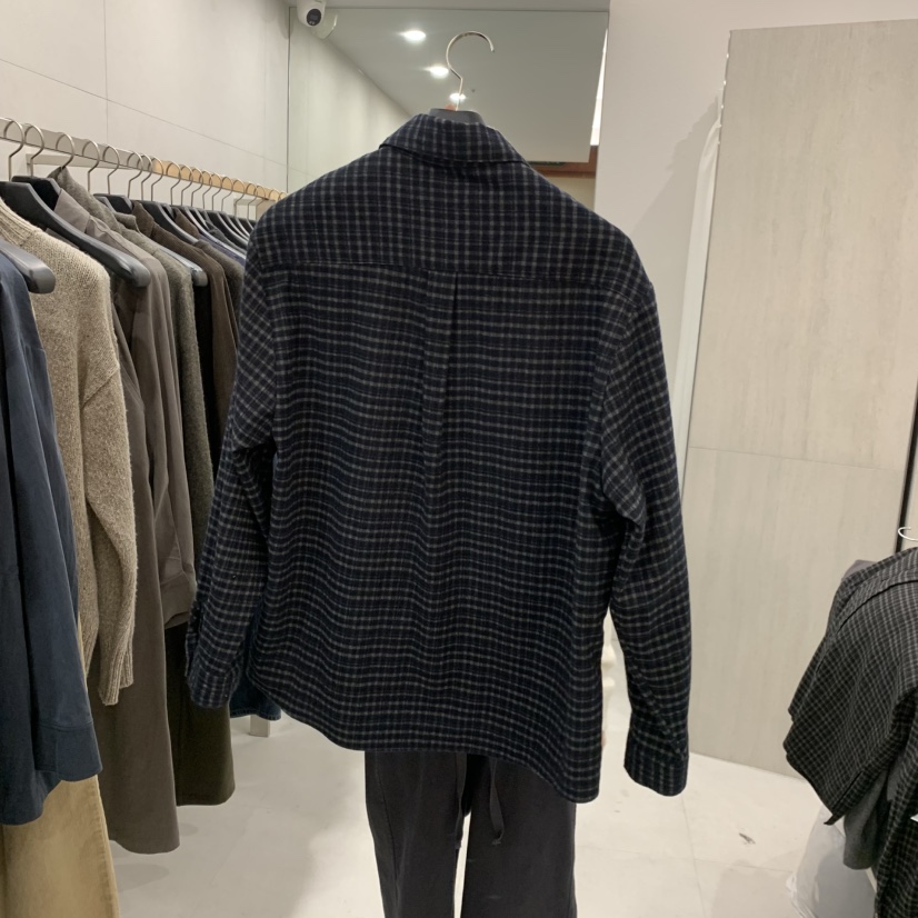 ETTER-B東大門代購女裝新款休閑人氣時尚襯衫蕾絲衫格子ETTER-B襯衫/蕾絲衫