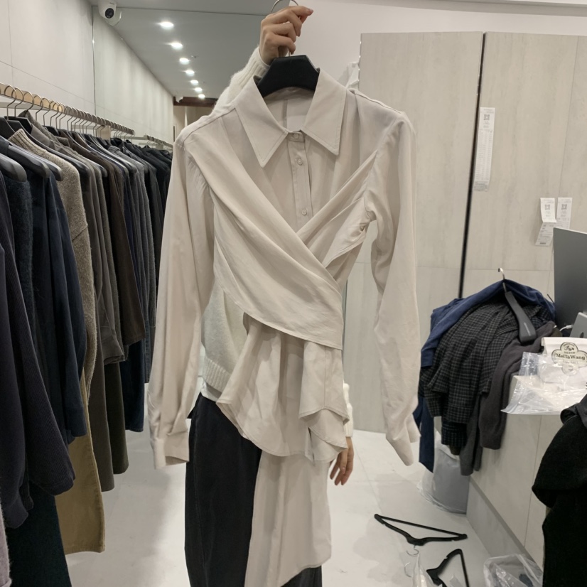 ETTER-B東大門直郵女裝新品真品休閑人氣推薦襯衫蕾絲衫ETTER-B襯衫/蕾絲衫圖色2白