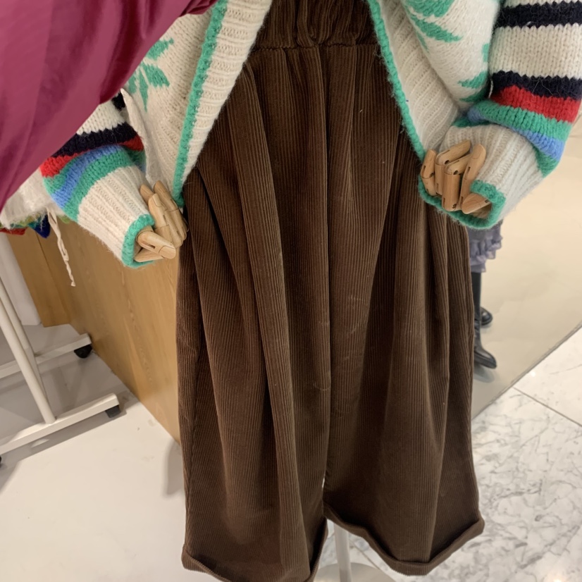 VENTI東大門代購女裝新款休閑熱賣推薦真品時尚休閑褲燈芯絨VENTI休閑褲圖色6