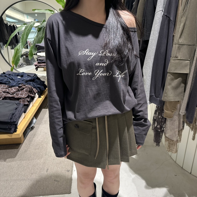 GRADE東大門實拍女裝新款真品人氣熱賣休閑時尚推薦長袖T恤GRADE長袖T恤圖色2