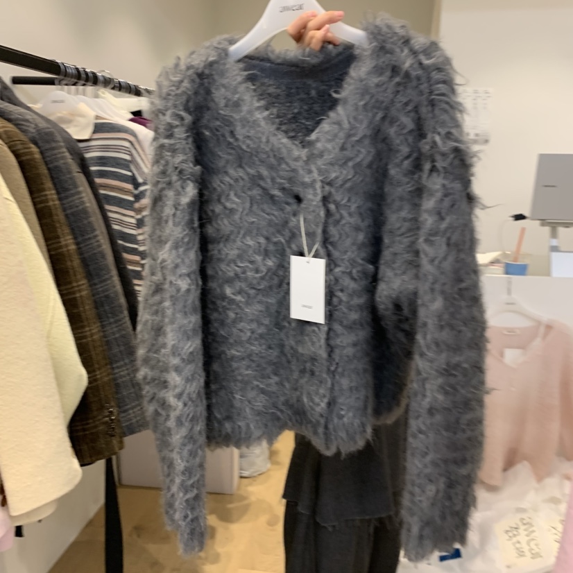 RUMIRU/AWEAR東大門直郵女裝新款推薦短款大衣不含內搭毛絨awear/RUMIRU短款大衣圖色3