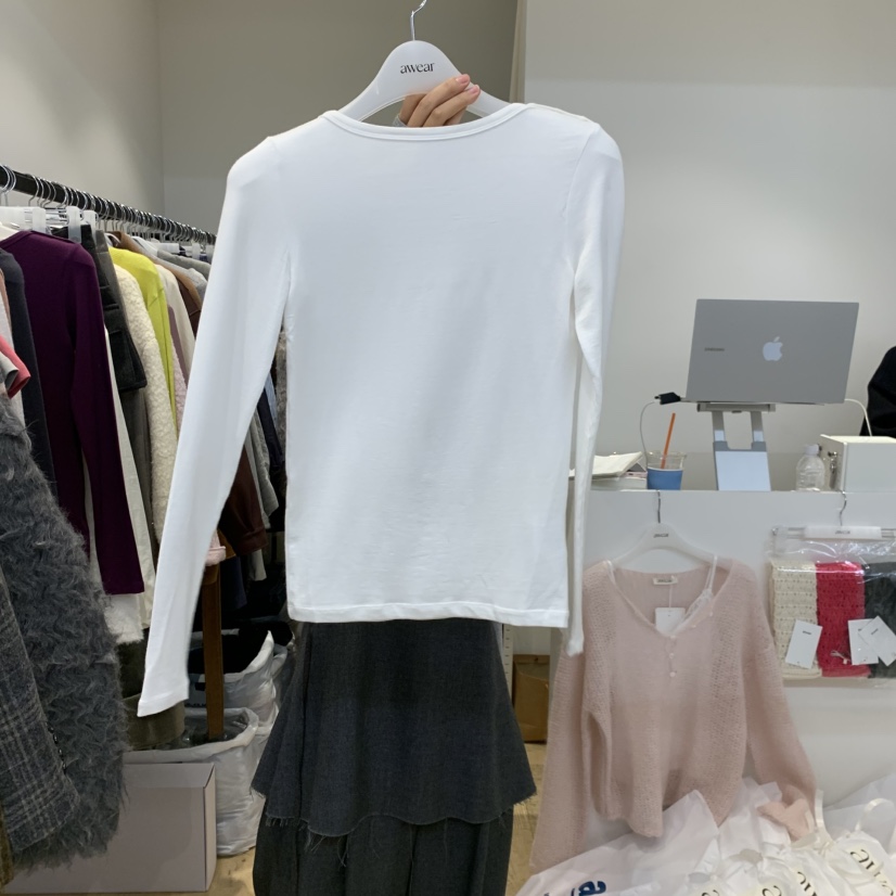RUMIRU/AWEAR韓國直郵女裝新款推薦真品熱賣休閑長袖T恤awear/RUMIRU長袖T恤圖色2