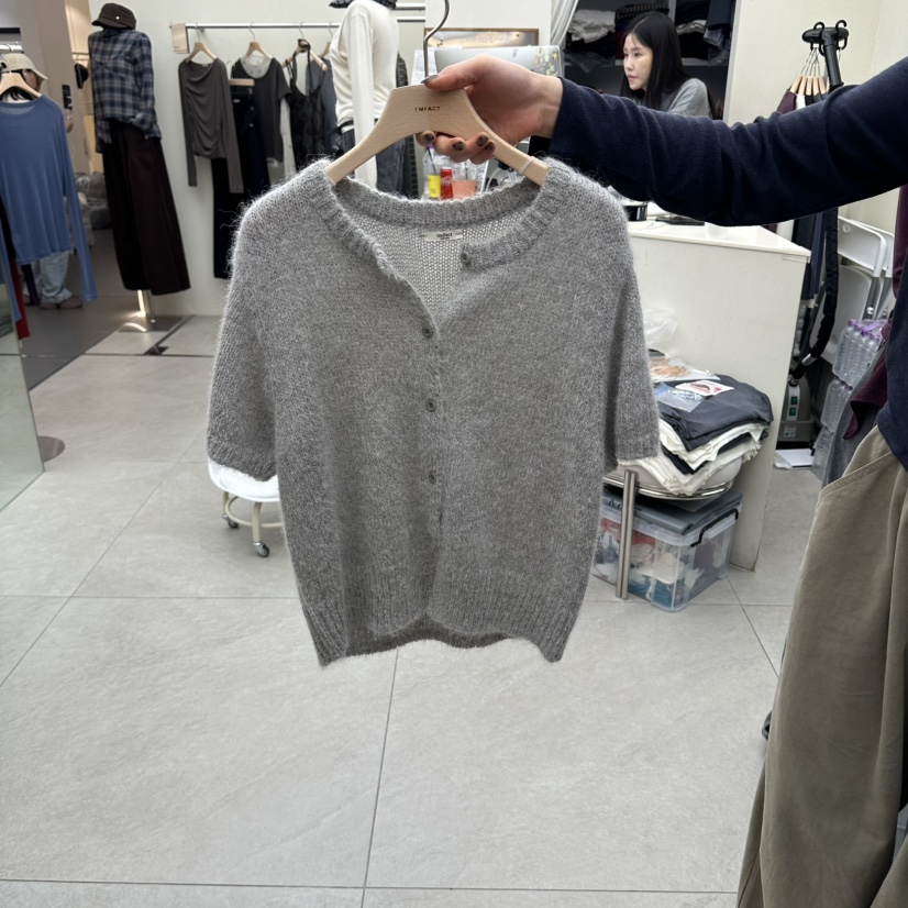 I MFACT東大門代購女裝新品熱賣休閑推薦人氣針織衫馬海毛I MFACT針織衫圖色1