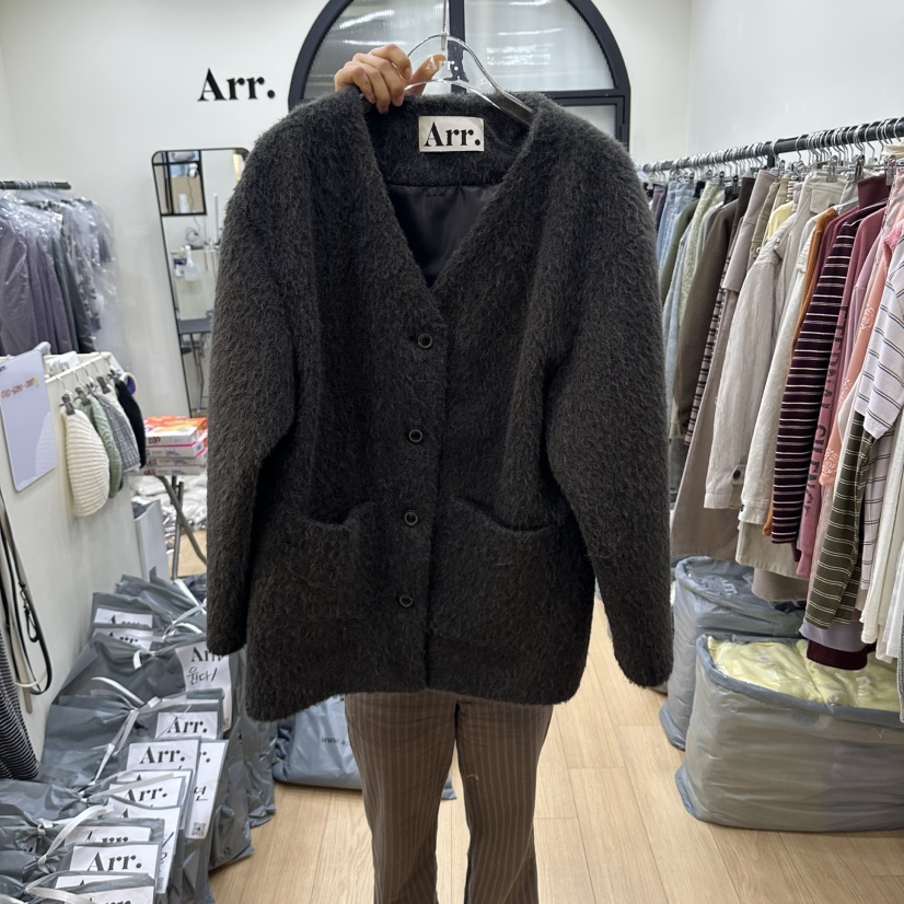 ARR韓國代購女裝新款真品熱賣推薦人氣休閑時尚短款大衣ARR短款大衣圖色2