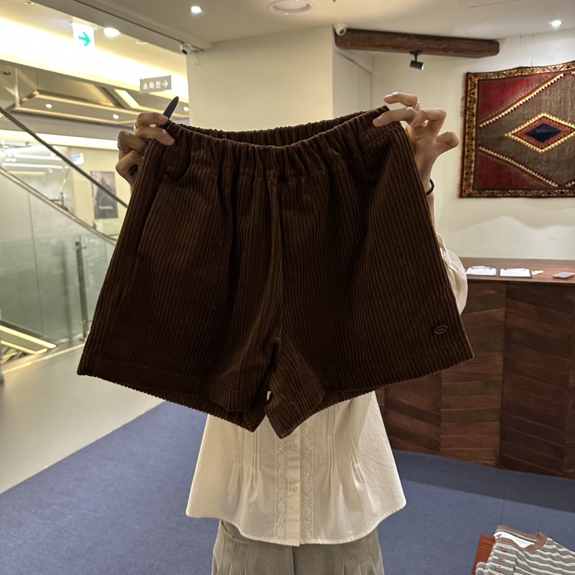 FURE韓國代購女士新款推薦熱賣時尚休閑真品人氣短褲FURE短褲圖色3棕色