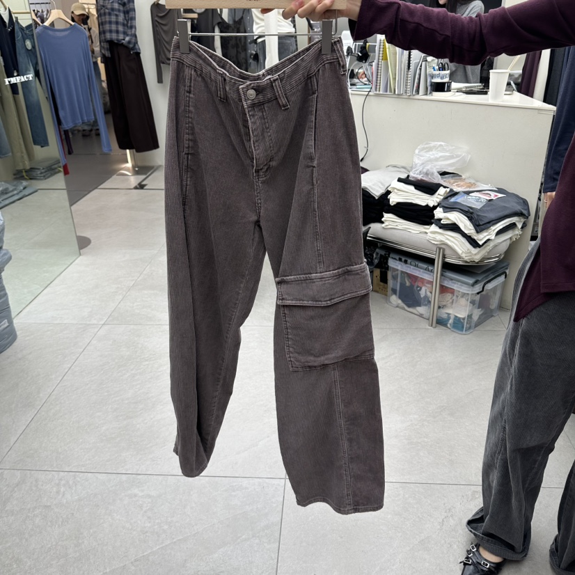 I MFACT東大門實拍女士新品休閑人氣時尚真品熱賣休閑褲I MFACT休閑褲圖色3紫色