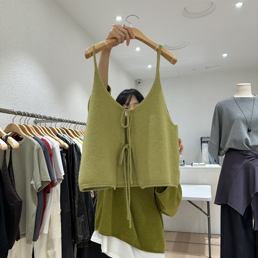 EPIC-S東大門代購女裝新品休閑人氣推薦吊帶背心美利奴羊毛EPIC-S吊帶/背心