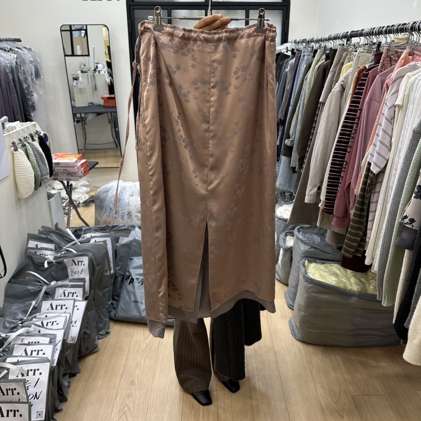 ARR東大門直郵女士新品時尚人氣推薦真品熱賣休閑長裙混紡ARR長裙