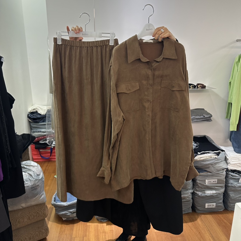 NAVE東大門代購女裝新款人氣推薦時尚熱賣休閑真品套裝nave套裝圖色1