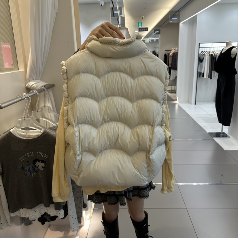 MIMME/LOOKK東大門實拍女士新款時尚馬甲不含內搭荷葉邊加厚MIMME/LOOKK馬甲