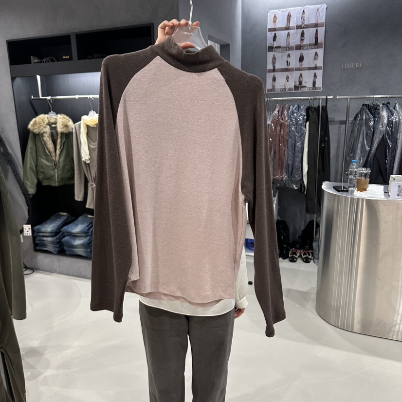 LIMERENCE東大門代購女士新品熱賣時尚推薦真品休閑長袖T恤LIMERENCE長袖T恤圖色1