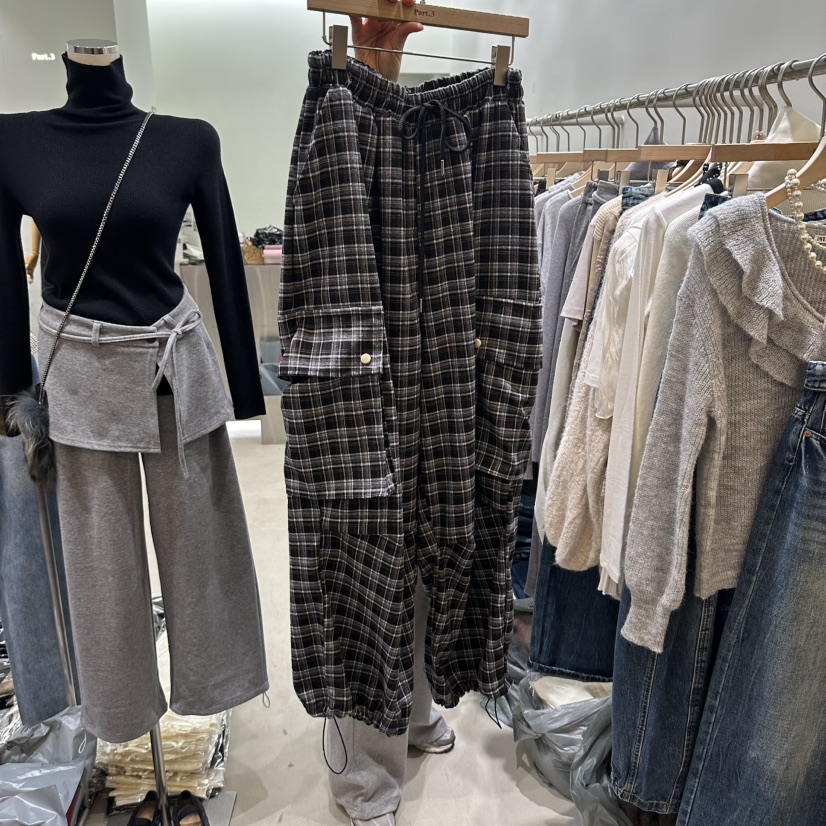 PART3東大門實拍女裝新品真品時尚推薦熱賣休閑人氣休閑褲Part.3休閑褲圖色1黑色