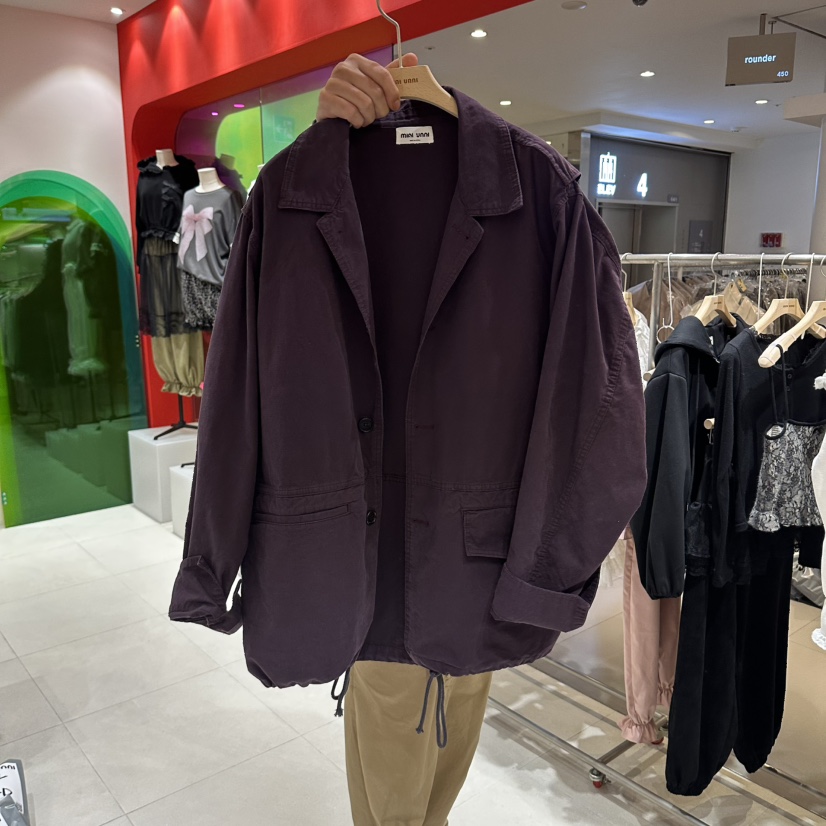 MINI UNNI東大門實拍女裝新品真品熱賣人氣時尚休閑夾克MINI UNNI夾克圖色2