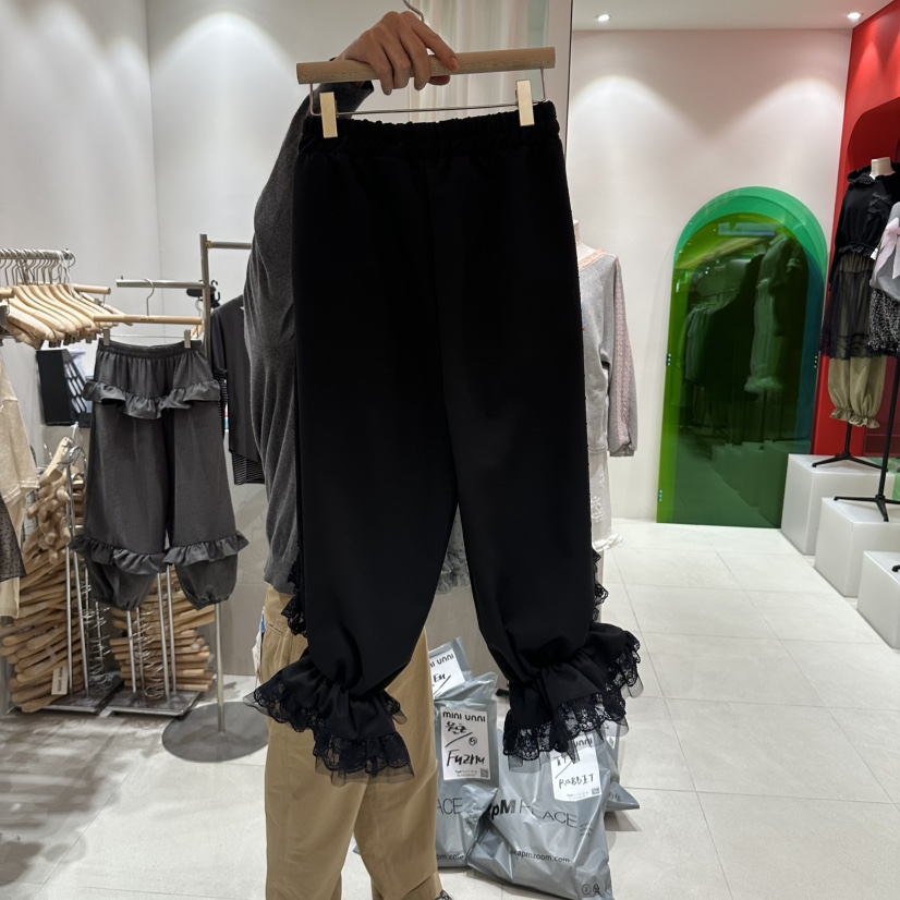 MINI UNNI韓國代購女裝新款熱賣時尚推薦休閑真品休閑褲MINI UNNI休閑褲