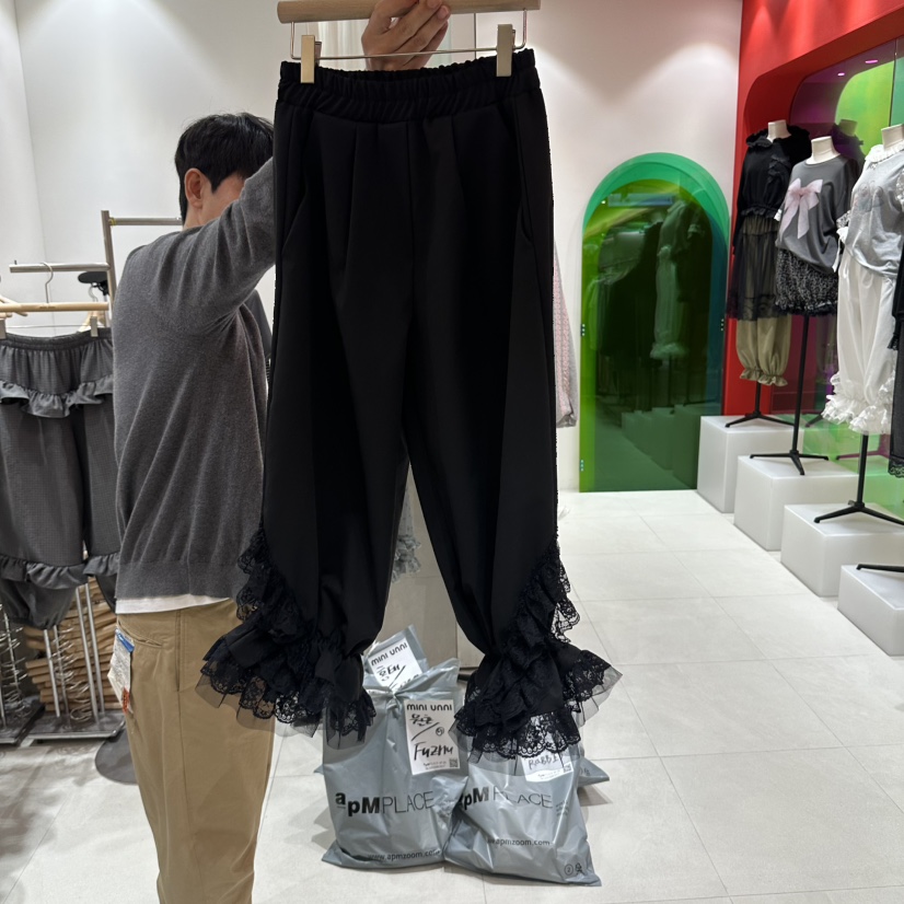 MINI UNNI韓國代購女裝新款熱賣時尚推薦休閑真品休閑褲MINI UNNI休閑褲圖色2