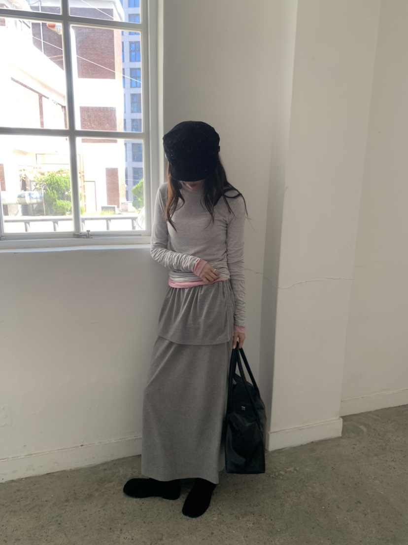 LE AVE東大門代購女士新款真品休閑熱賣時尚推薦人氣長裙LE AVE長裙