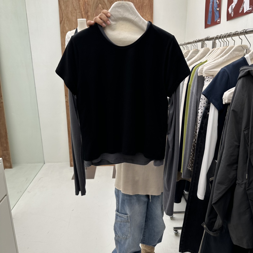 CHAV東大門直郵女士新款熱賣時尚休閑真品人氣推薦套裝CHAV套裝圖色2黑色
