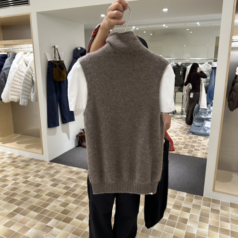 MYNAMEIS/AIME HOPE MAKE東大門代購女士新款人氣吊帶背心不含羊絨MYNAMEIS/AIME HOPE MAKE吊帶/背心
