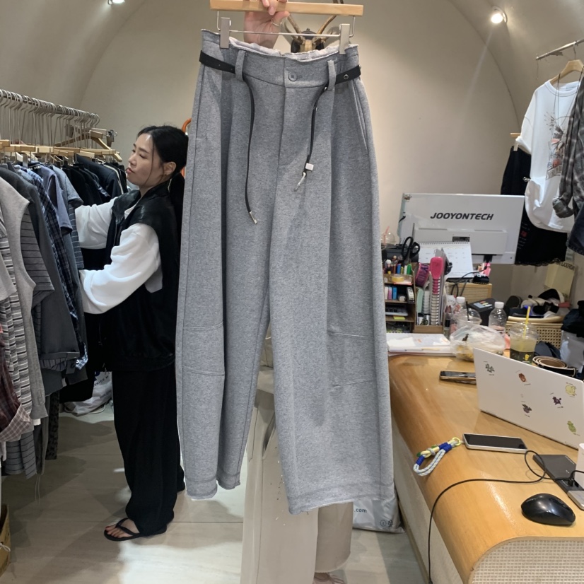 BLACKFRIDAY東大門實拍女裝新款真品休閑推薦休閑褲不含腰帶BLACK FRIDAY休閑褲圖色3