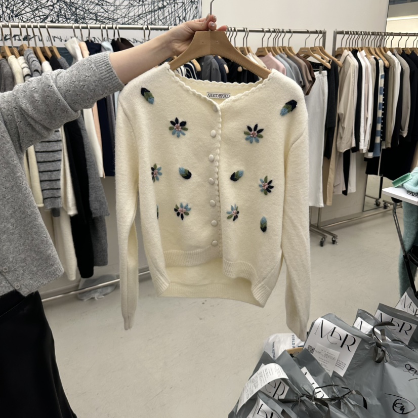 MER東大門直郵女裝新品人氣推薦休閑真品時尚熱賣開衫MER/ANGELO BIANCO開衫圖色1