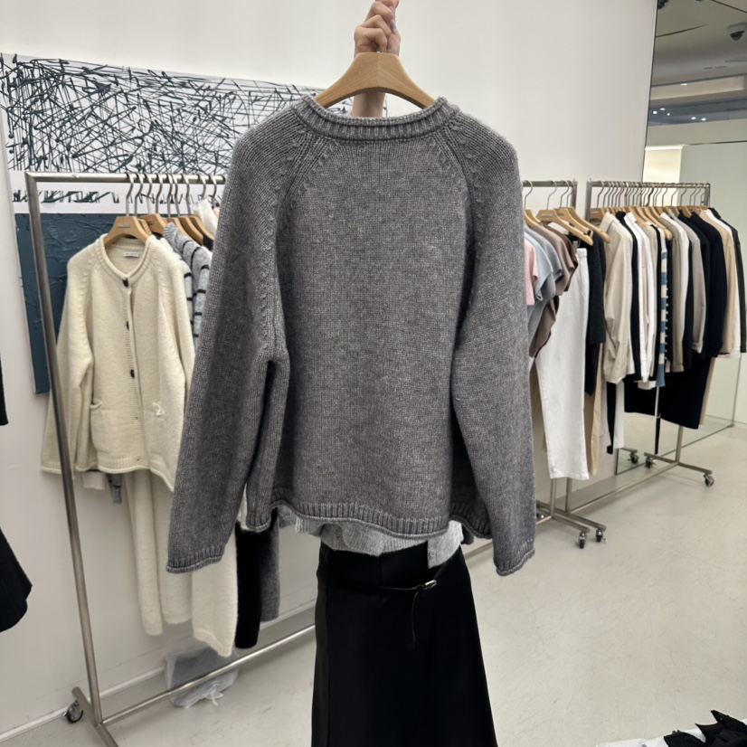 MER東大門實拍女裝新品真品推薦時尚休閑人氣熱賣開衫MER/ANGELO BIANCO開衫