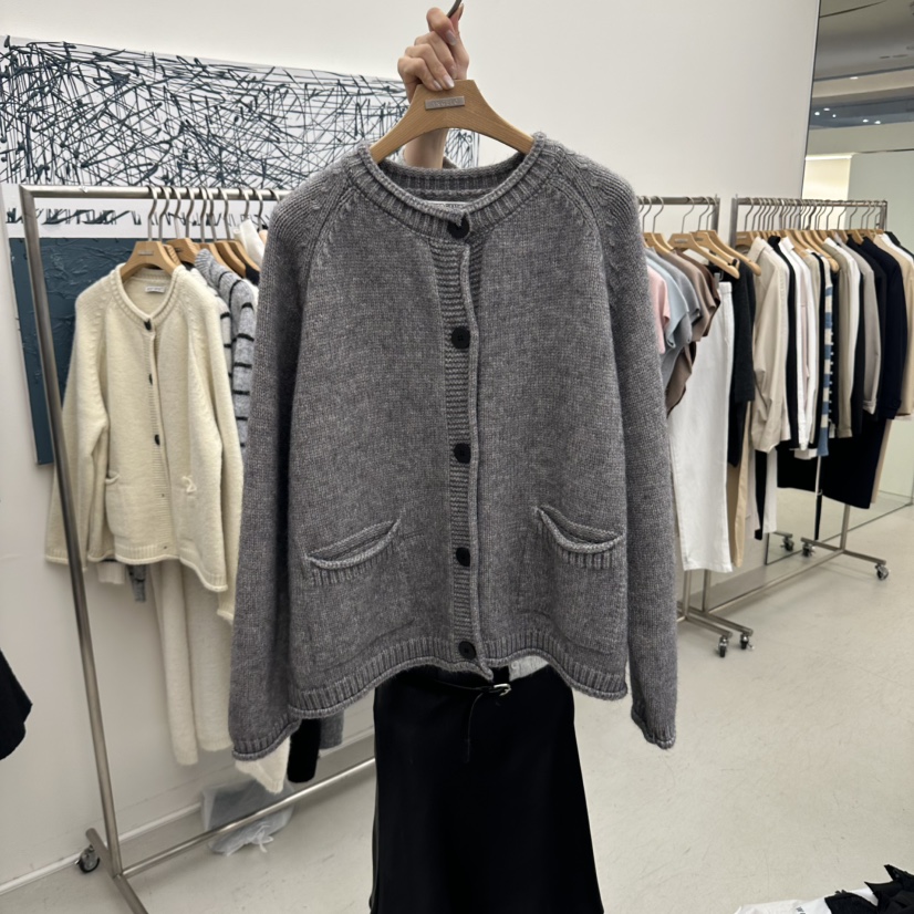 MER東大門實拍女裝新品真品推薦時尚休閑人氣熱賣開衫MER/ANGELO BIANCO開衫圖色2