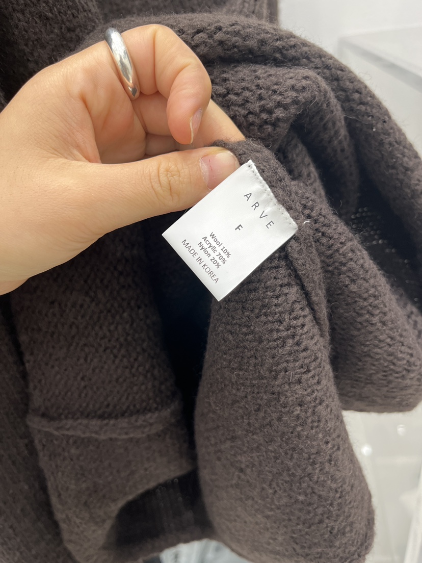 ARVE韓國代購女裝新品真品推薦熱賣時尚人氣休閑毛衣高領ARVE毛衣