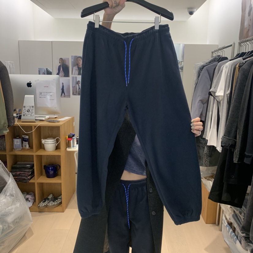 THE STARDUST韓國代購女士新款休閑推薦熱賣真品時尚休閑褲THE STARDUST休閑褲圖色2深藍色
