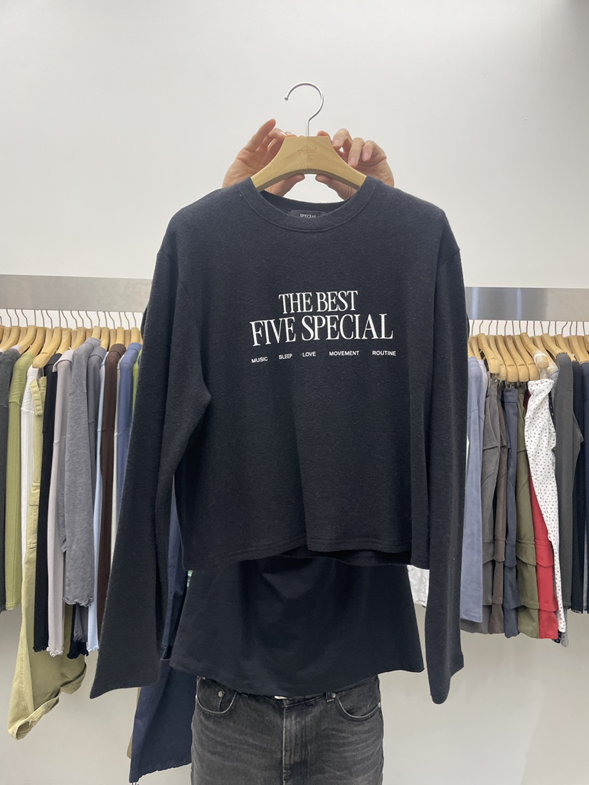 SPECIAL東大門直郵女裝新品人氣推薦休閑真品時尚長袖T恤SPECIAL長袖T恤圖色6黑色